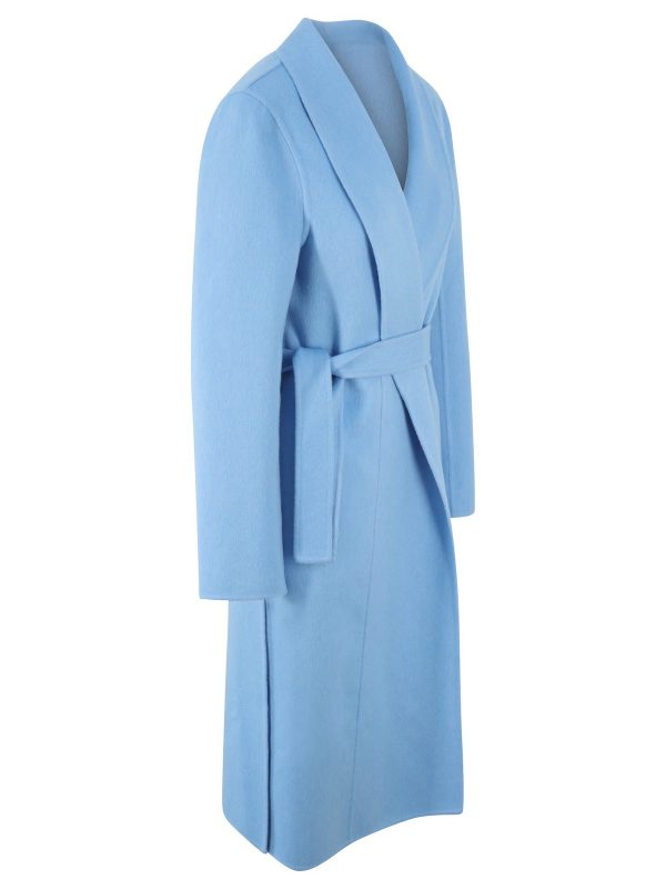 Azure Cashmere Coat
