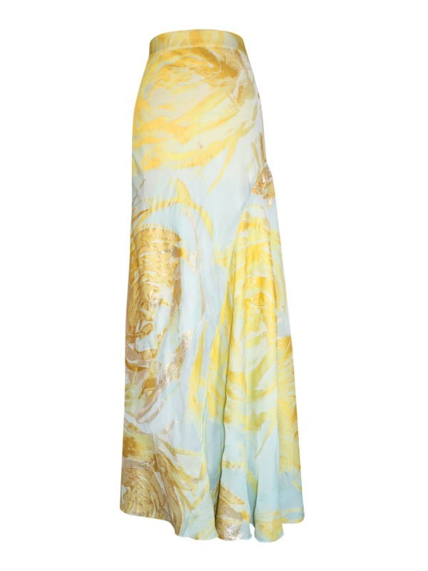 Azore Citrine Silk Skirt